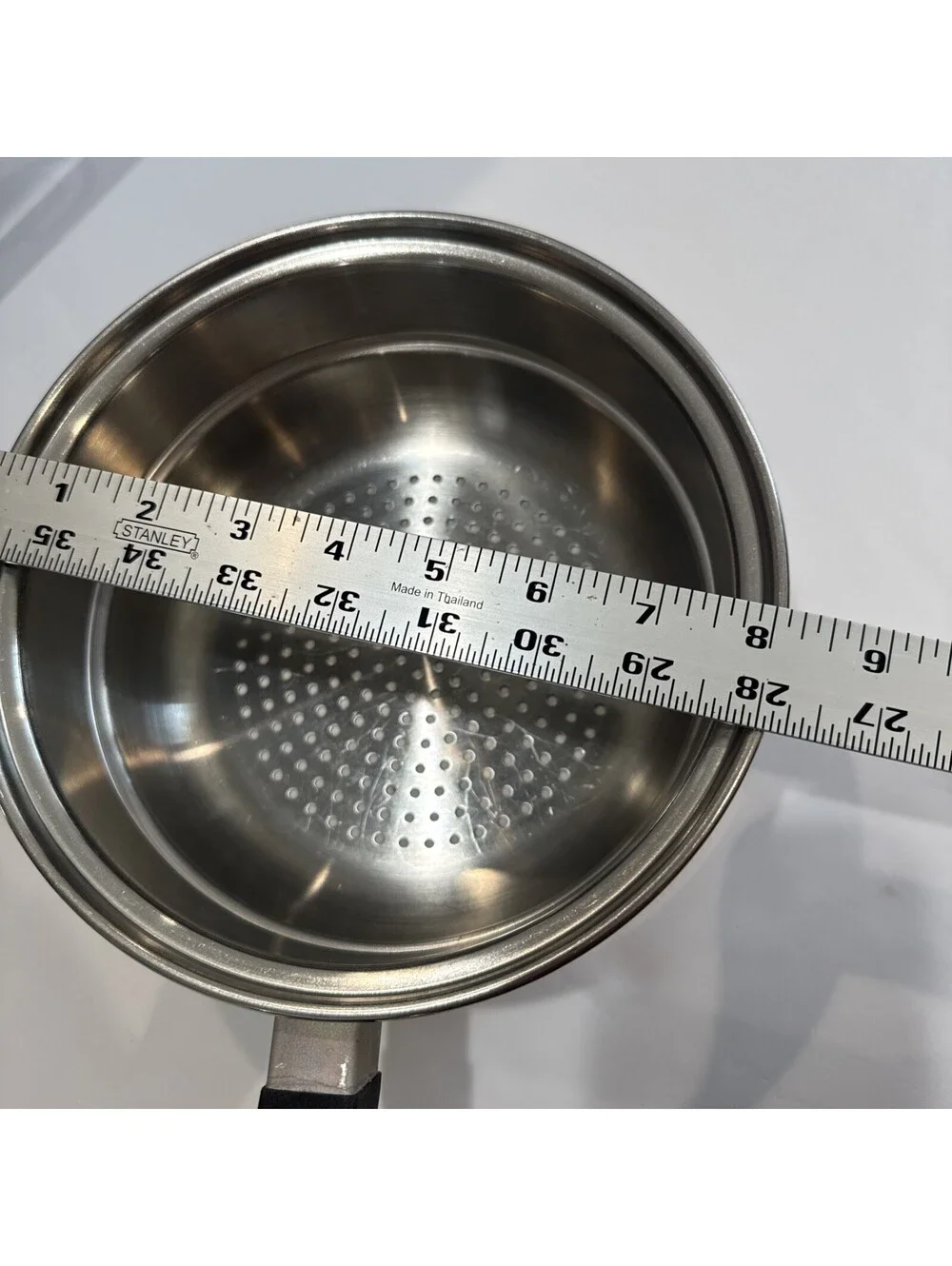 Saladmaster 3 Pc Double Boiler Tri-Clad Vintage 18-8 Stainless Steel Vapo Lid